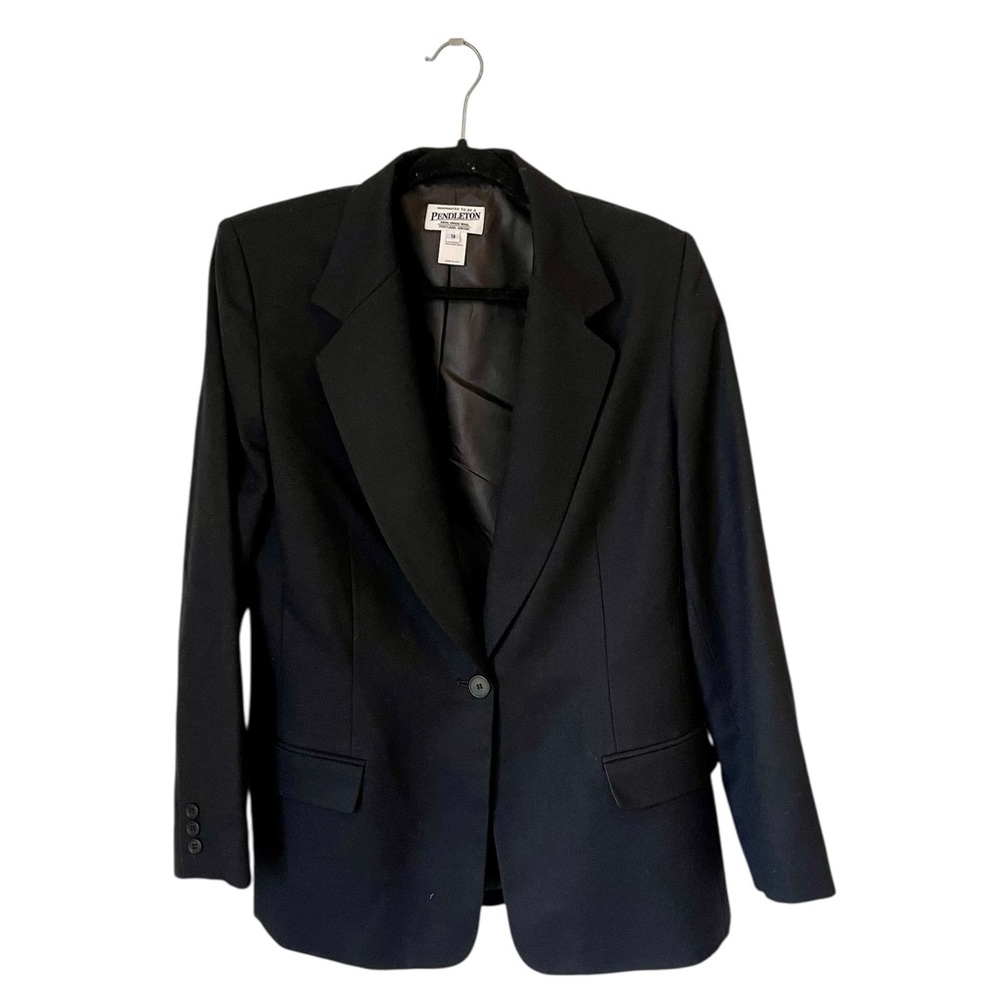 Pendleton Classic Black Blazer - image 1